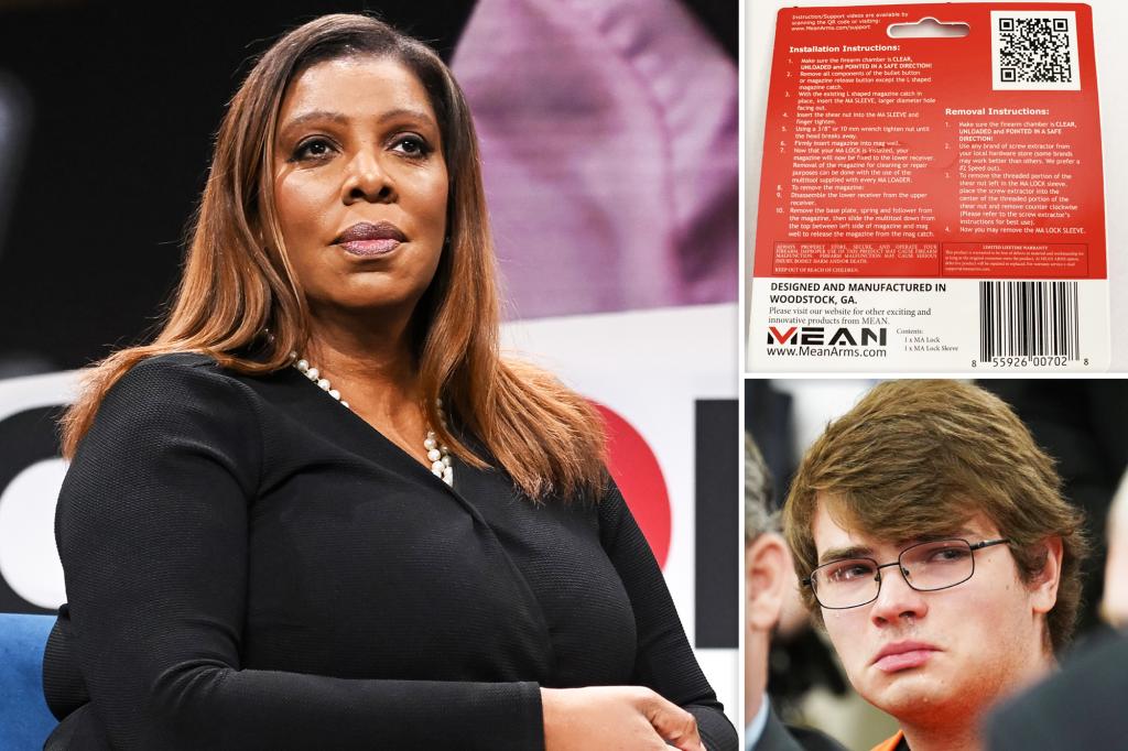 NY Attorney General sues gun accessory company for aiding Buffalo shooter and seeks to ban them from doing business in the state.