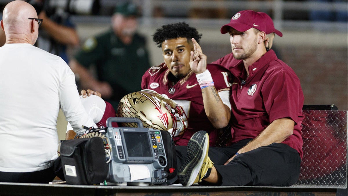 Featured image for Florida State Quarterback Jordan Travis Suffers Devastating Leg Injury