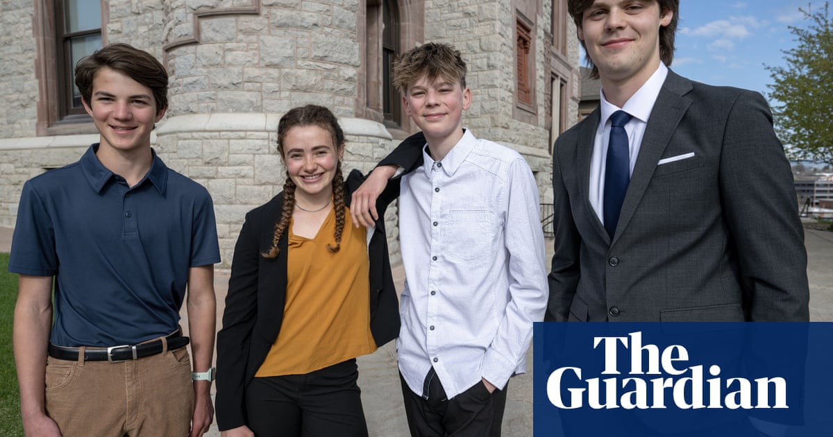 Montana youth take state to court over climate change duty.