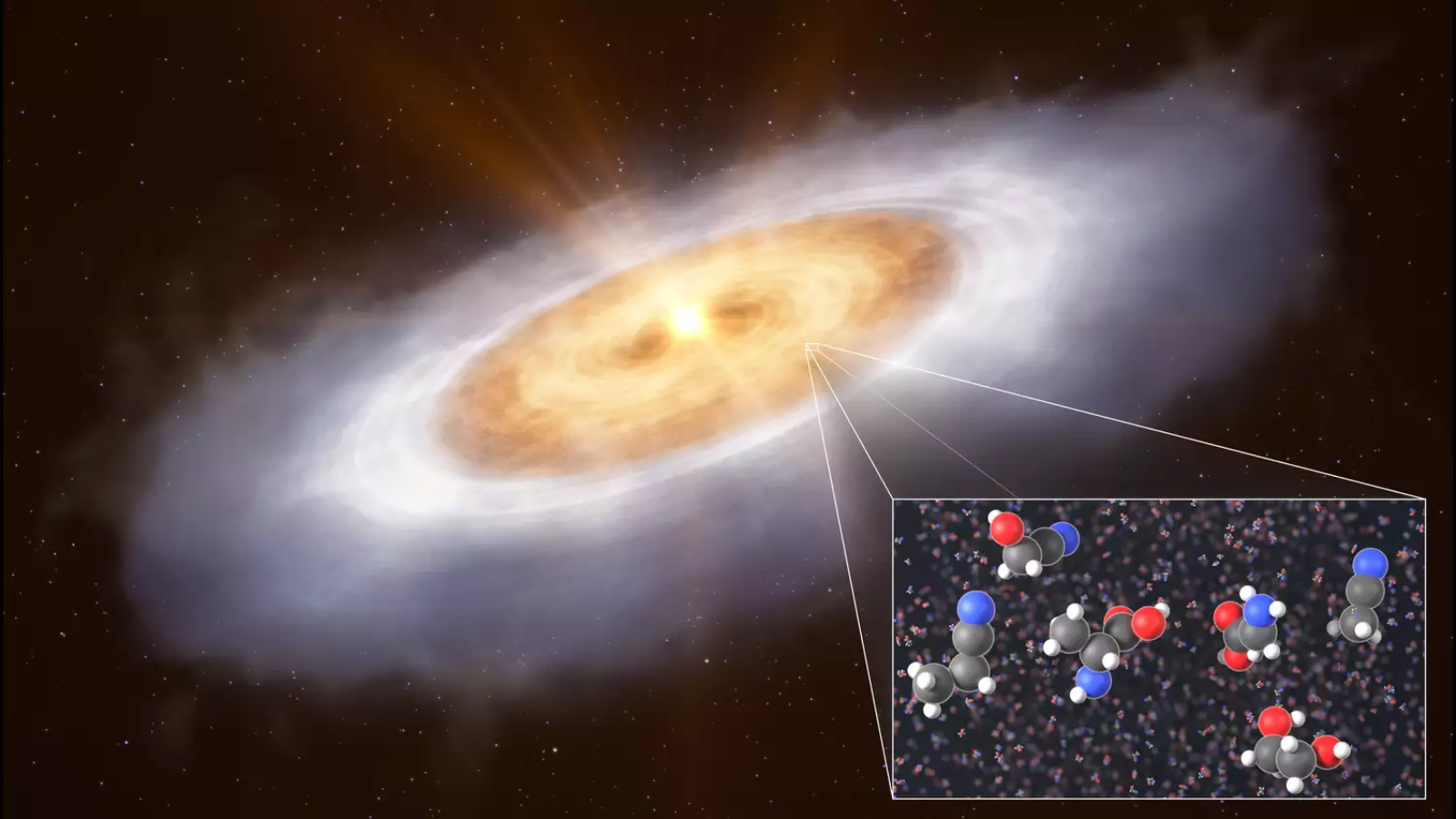 Featured image for Evidence of Life's Building Blocks Detected in Space, Suggesting Cosmic Origins