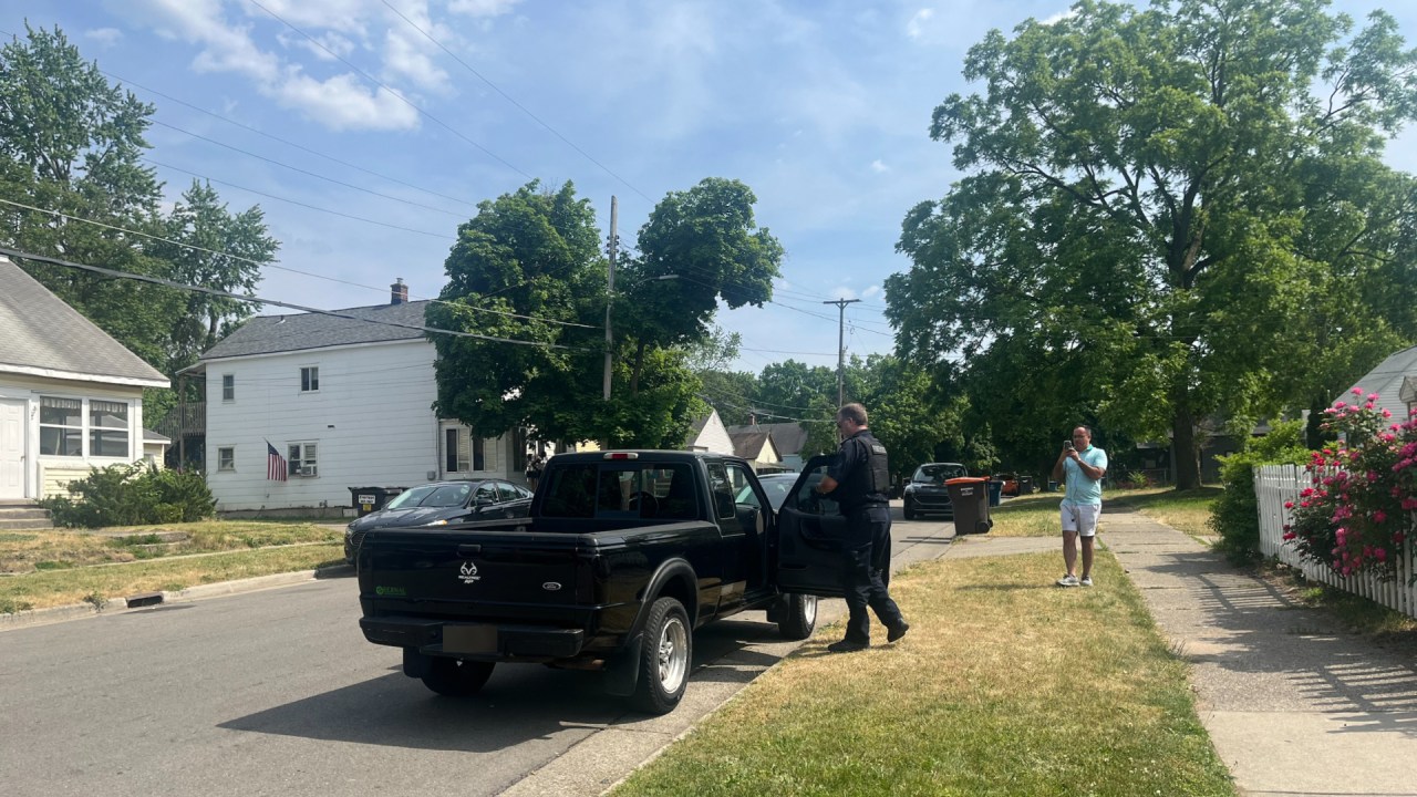 Police investigate Grand Rapids shooting, search for person of interest.
