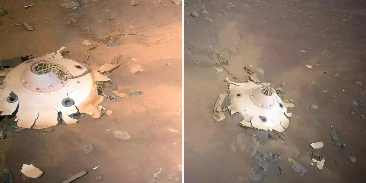 Featured image for NASA Helicopter Uncovers Mysterious Crash Site on Mars