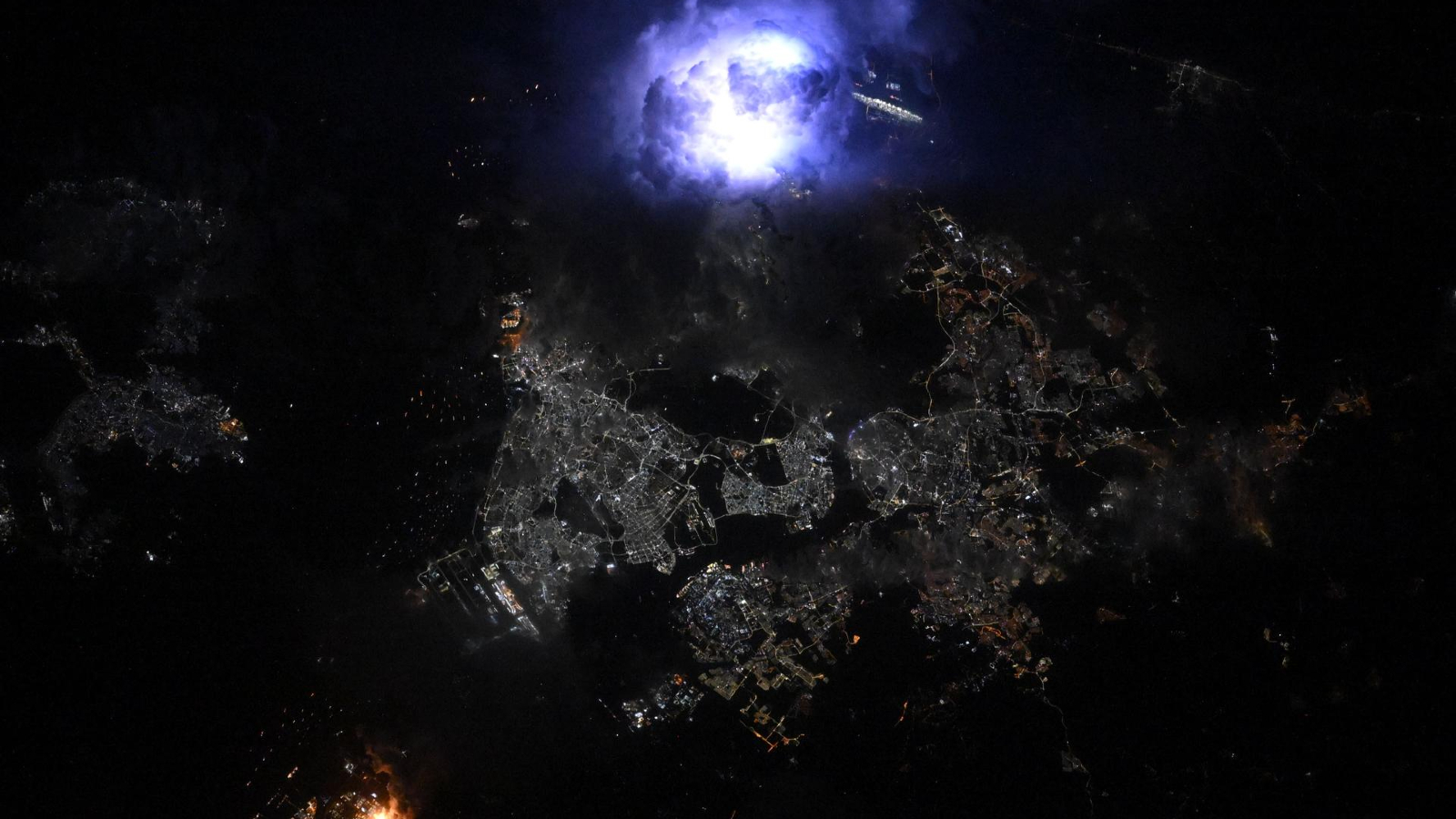 Featured image for ISS astronauts capture lightning strike from space on July 29, 2025