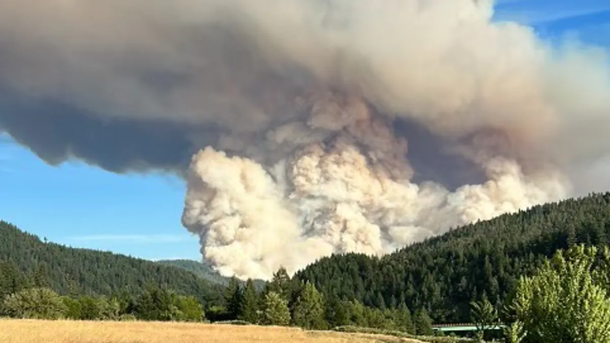 "Wildfires Blaze Across Oregon, Threatening Communities in Agness, Silverton, and Sisters"