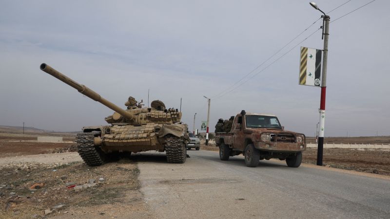Syrian Rebels Breach Damascus, Threatening Assad's Regime