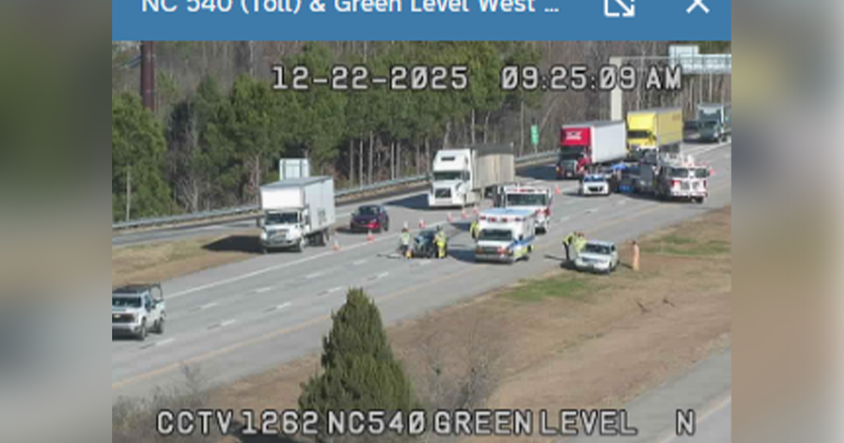 Featured image for NC-540 Toll Lanes Near Green Level Reopened After Crash