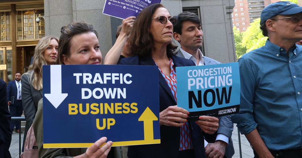 Featured image for Judge Temporarily Blocks Federal Action to End NYC Congestion Pricing