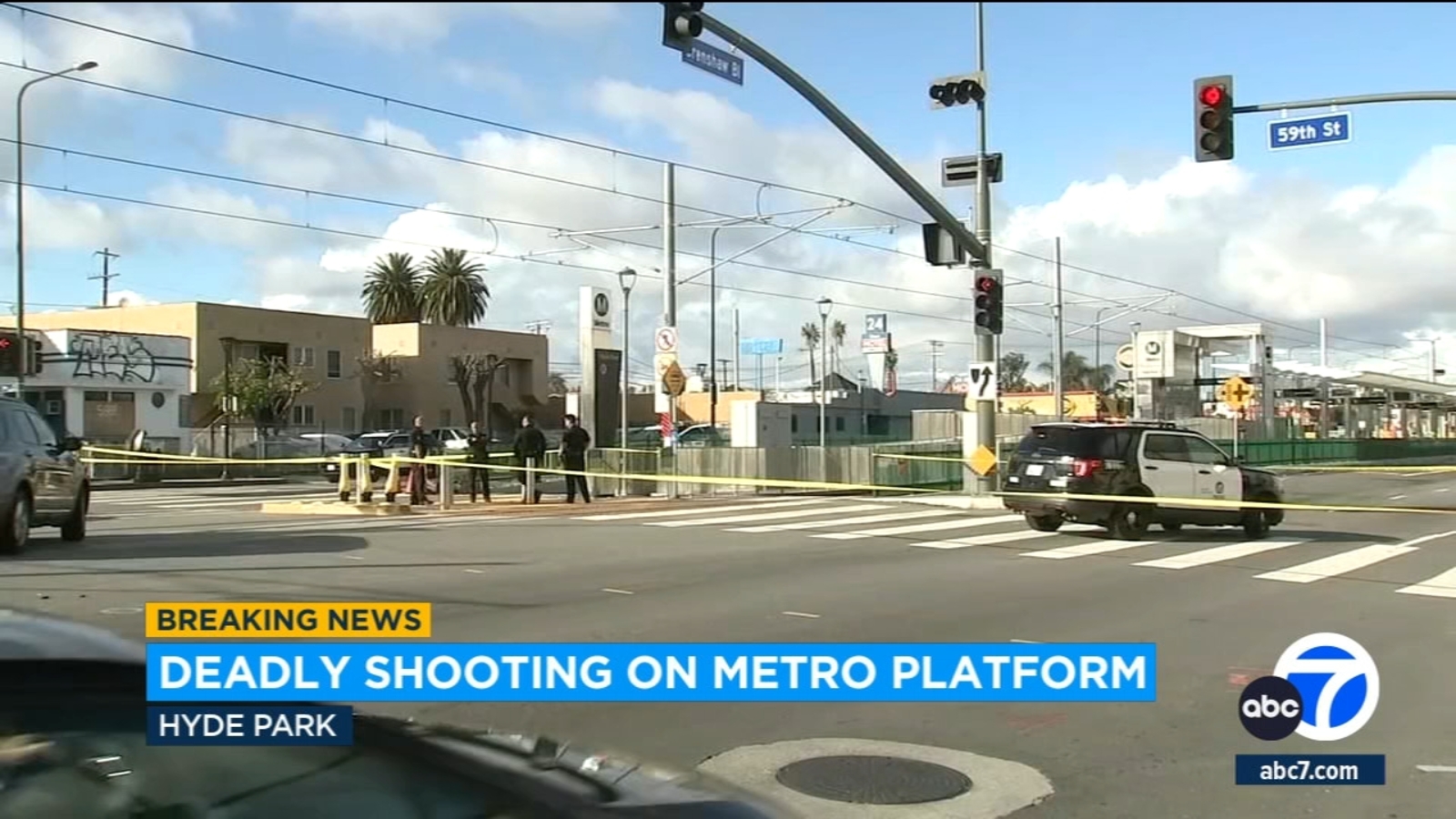 Featured image for Fatal Shooting at Hyde Park Metro Station Disrupts Train Service in Los Angeles