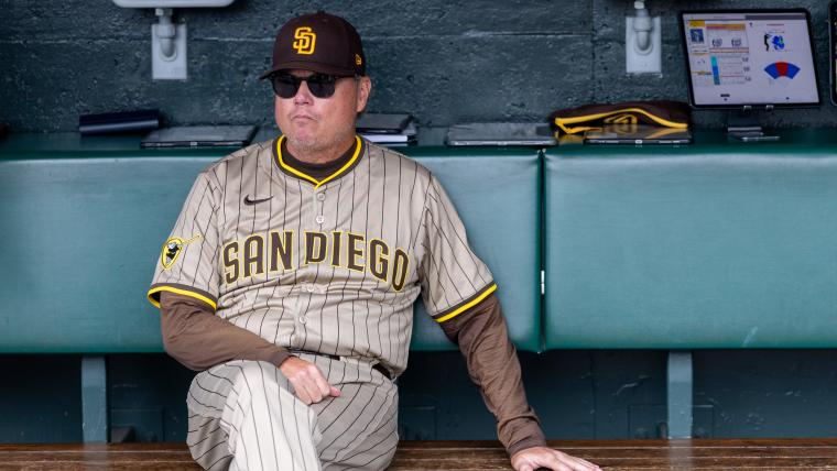 Featured image for Padres confront umpires over controversial calls in season-ending loss