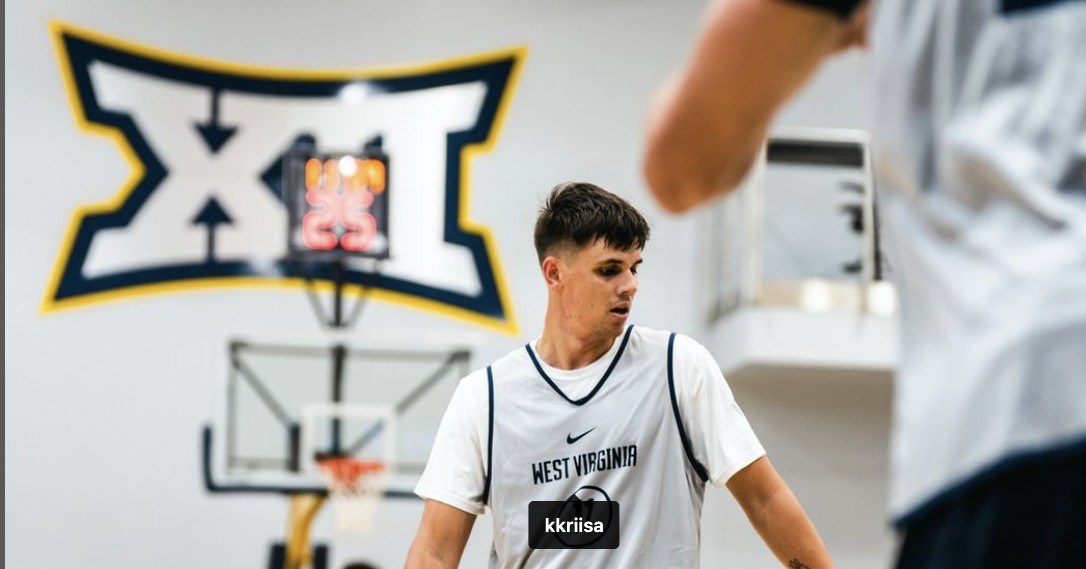 Kerr Kriisa returns to WVU, Josh Eilert named interim head coach.