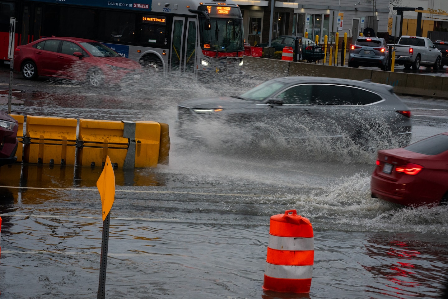 Record Rainfall and Toppled Trees: D.C. Area Deluged by Tuesday's Storm