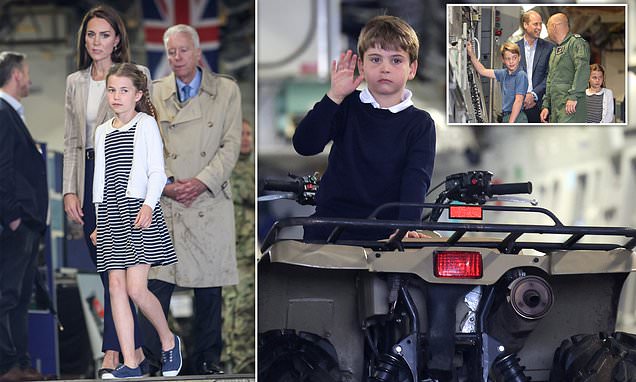 "Royal Family's Stylish Appearance at Air Tattoo Delights Fans"