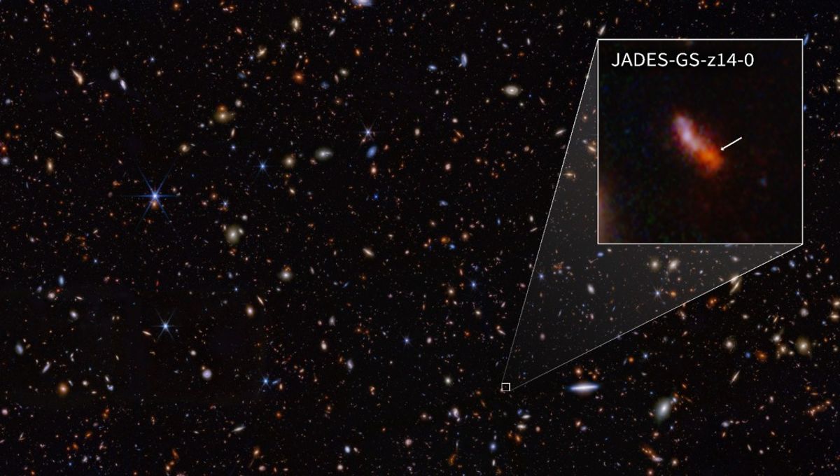Featured image for "James Webb Telescope Discovers Most Distant and Earliest Known Galaxy"