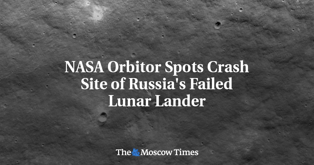 NASA Discovers Crash Site of Russia's Failed Lunar Lander