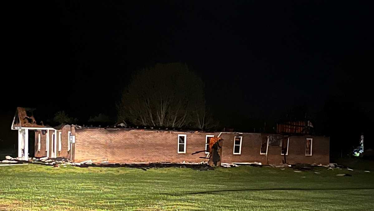 Multiple Fires Break Out in Anderson County, South Carolina.