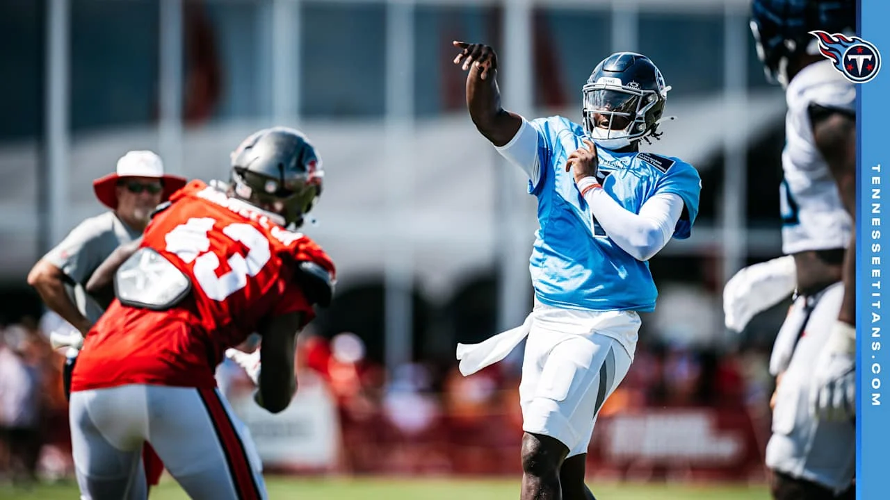 Titans-Buccaneers Practice Highlights and Rookie Moments