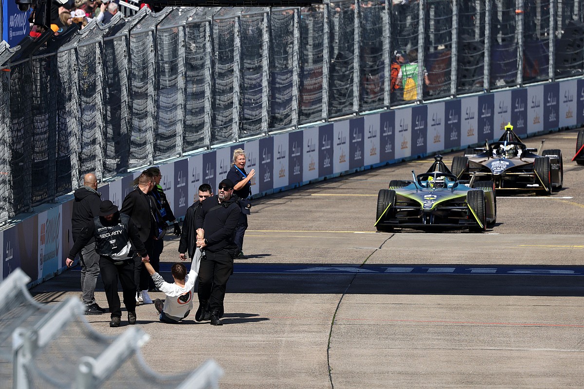 Berlin E-Prix overshadowed by climate protest and thrilling race.