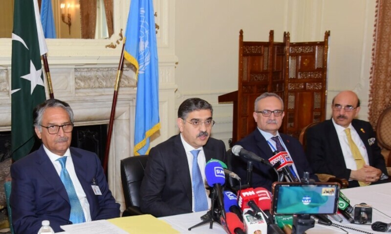"PM Kakar urges global alliance to curb India's aggressive actions"