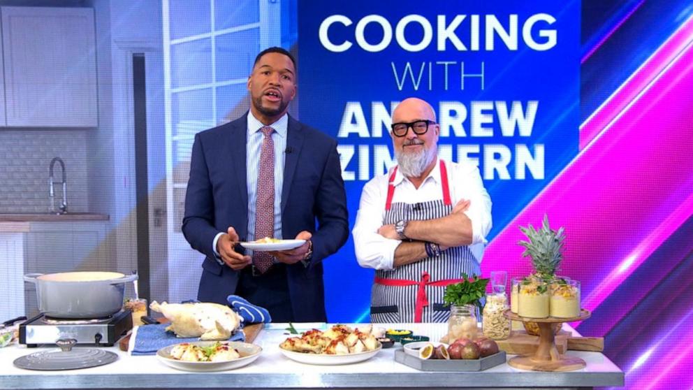 "Andrew Zimmern's Chile Chicken Meets Passion Fruit Mousse in a Culinary Duo"