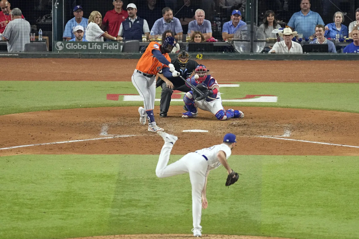 "Houston Astros Dominate ALCS with Game 4 Victory, Tying Series Against Texas Rangers"