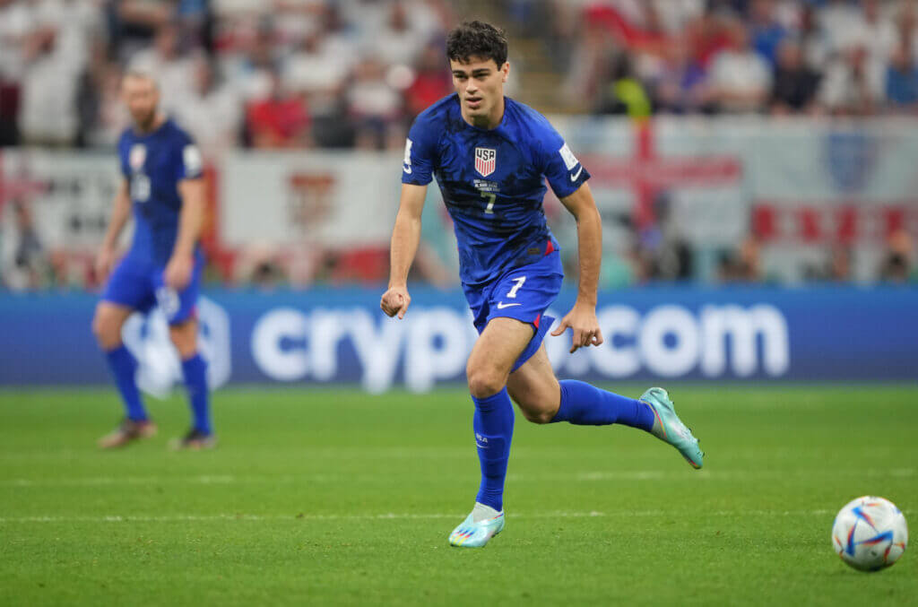 Featured image for Gio Reyna's Return to USMNT Roster Amidst Drama and Injuries.