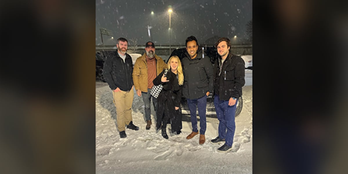 "Good Samaritan Rescues GOP Presidential Candidate from Snowy Ditch"
