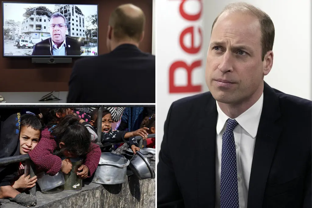 "Prince William Urges Immediate End to Gaza Conflict, Defying Tradition"
