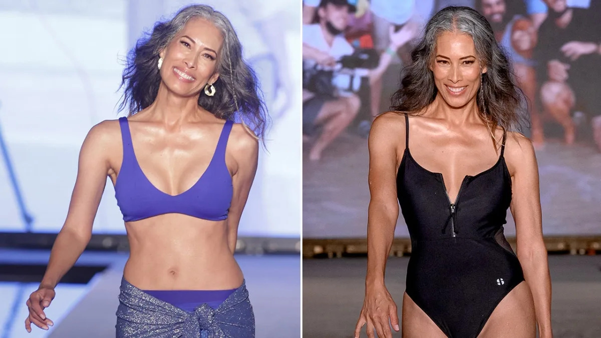 57-Year-Old Model Embraces Gray, Becomes Rookie for Sports Illustrated 2024 Issue