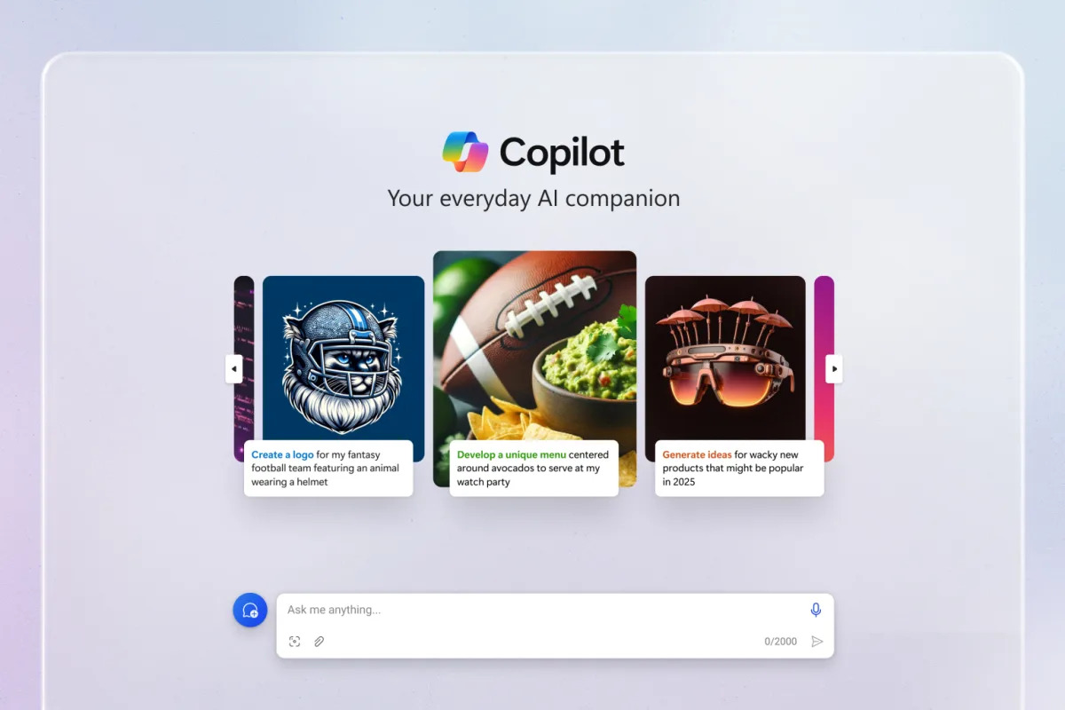 "Microsoft Unveils Redesigned Copilot for Web and Mobile, Introduces AI to Super Bowl"