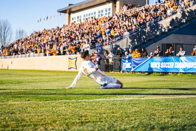 Featured image for WVU Men's Soccer Dominates Louisville, Advances to Sweet 16