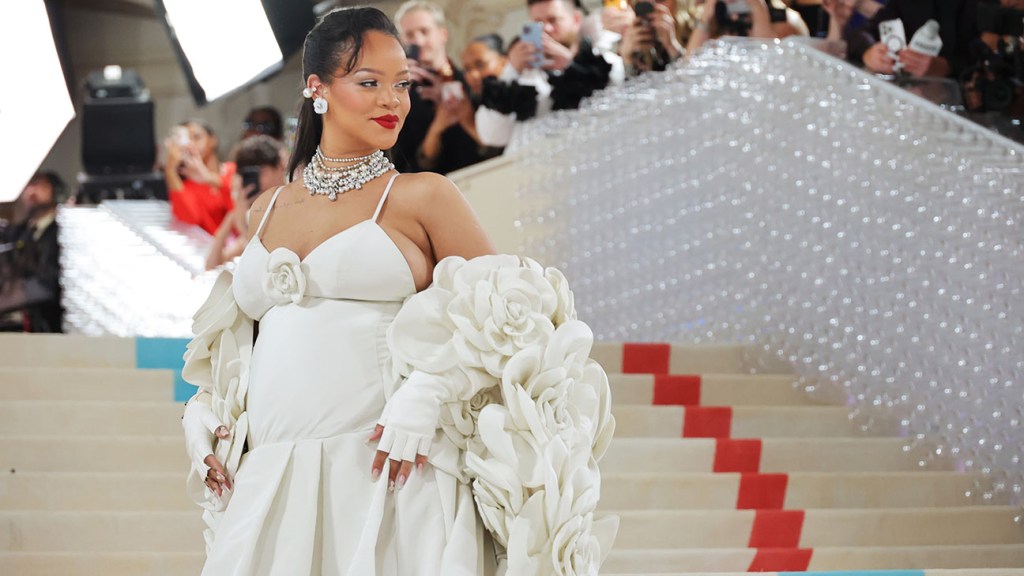Rihanna Steals the Show at Met Gala 2023 in Valentino Couture.