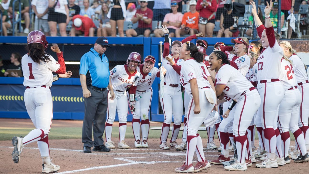 Featured image for Sanders' Homers Propel Oklahoma to WCWS Semifinals