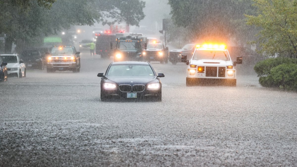 Massive Flooding Traps Vehicles, Paralyzes Roads in Massachusetts