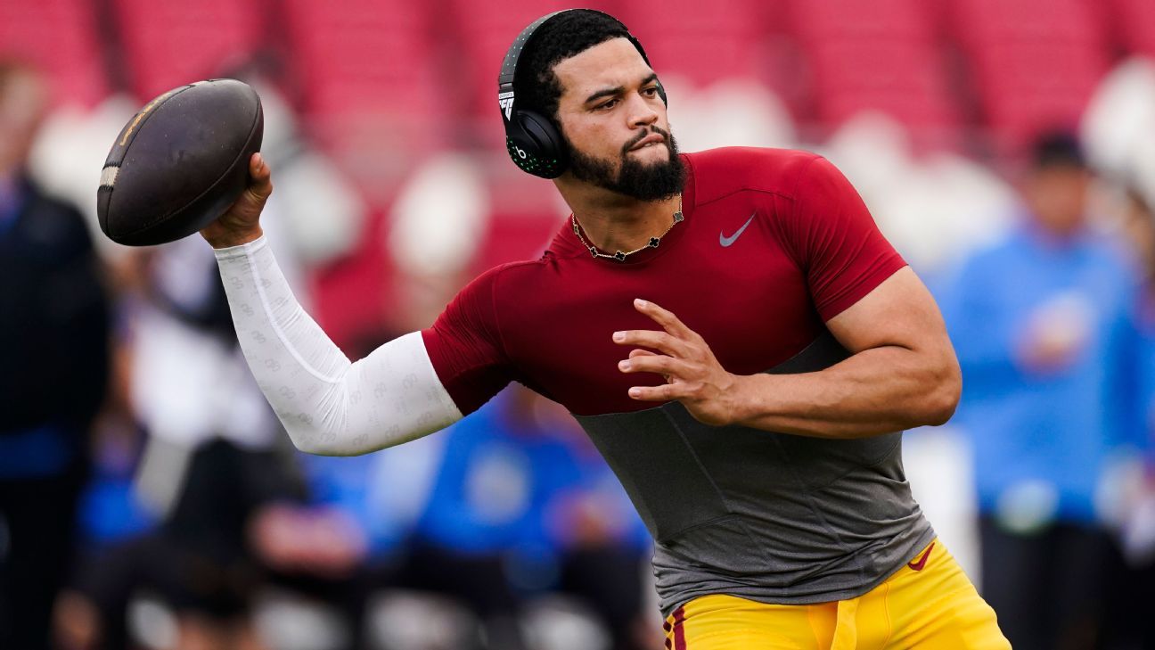 "Caleb Williams' Visit to Bears Signals Potential NFL Draft Union"