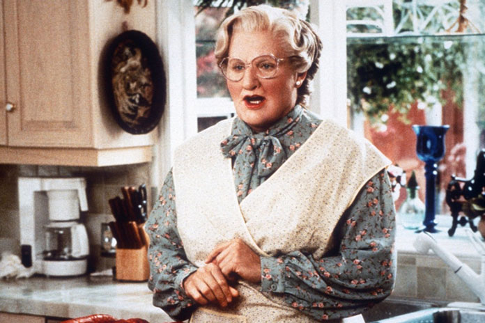 Featured image for Unseen Mrs. Doubtfire Outtakes: 2 Million Feet of Robin Williams' Improvisations