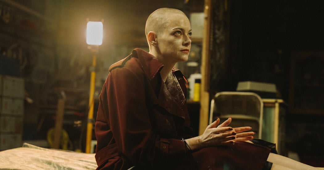 Featured image for Emma Stone Stars in 'Bugonia,' a Darkly Comic Alien Conspiracy Film