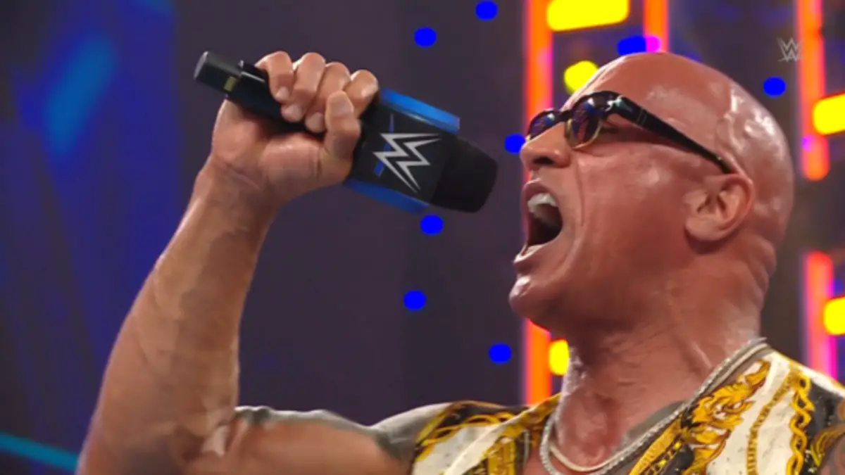 "The Rock Embraces 'Hollywood' Persona to Join Roman Reigns in WWE SmackDown Promo"