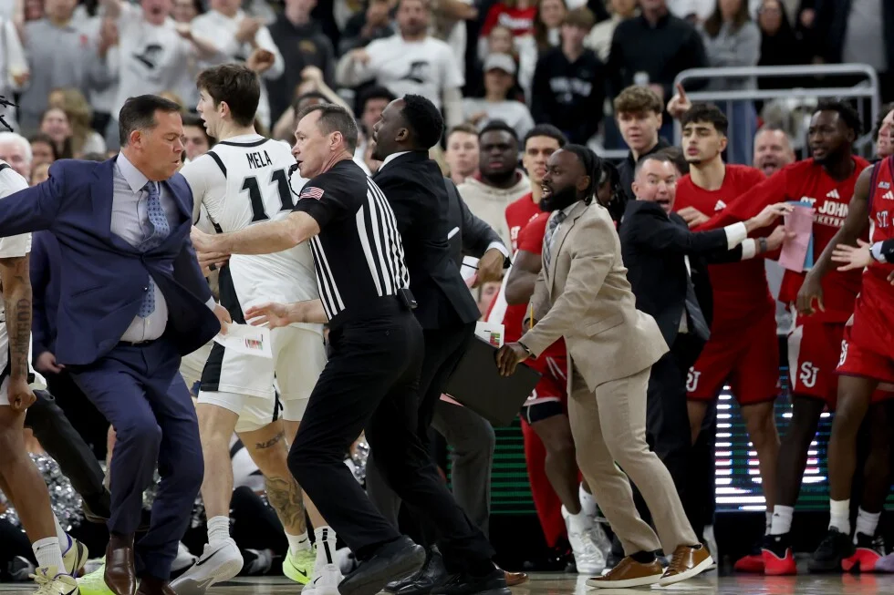 Seven Ejected as St. John’s, Providence Brawl Disrupts NCAA Showdown