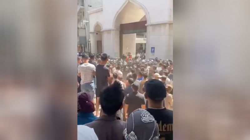 Chinese authorities face resistance from ethnic minority Muslims over mosque demolition.