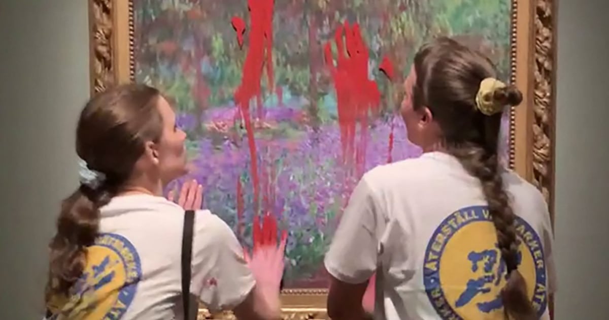 Featured image for Climate Activists Vandalize Monet Painting in Swedish Museum