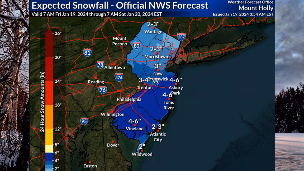 "New Jersey Braces for Winter Storm: State of Emergency Declared, Snow Forecast and Preparations Underway"