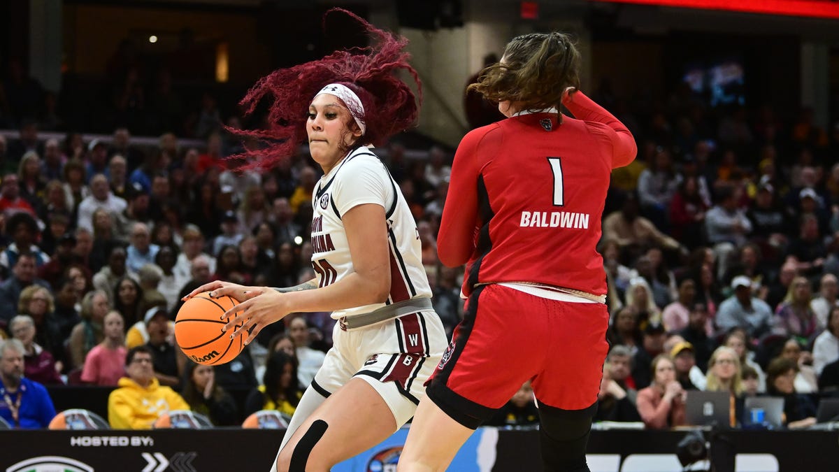 Featured image for "Kamilla Cardoso Suffers Injury in South Carolina Final Four Matchup"