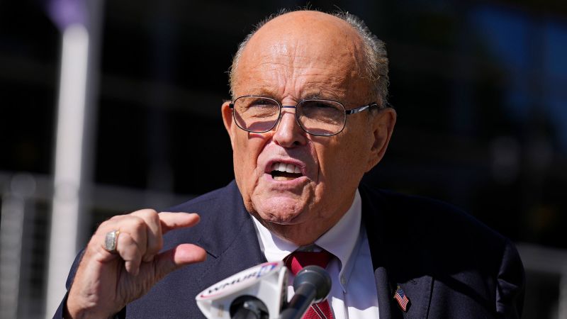 "Rudy Giuliani Faces Trial for Defamation Damages in DC"