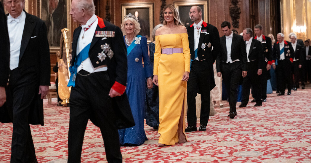 Featured image for Melania Trump’s Fashion Choices During UK Visit Spark Attention