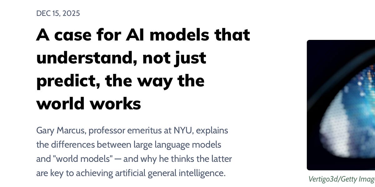 Featured image for Advocating for AI that Understands Over Predicts