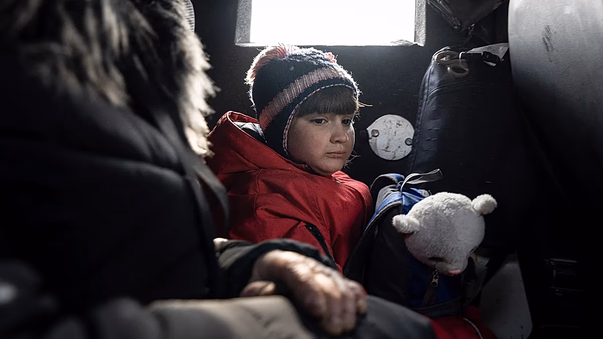 Featured image for Ukraine evacuates over 3,000 children amid ongoing conflict