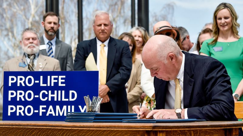 Montana Governor Signs Controversial Anti-Abortion Bills into Law