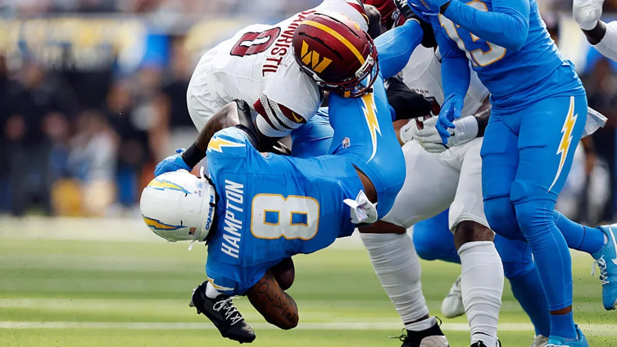 Chargers' Omarion Hampton to Miss At Least Four Games with Ankle Injury