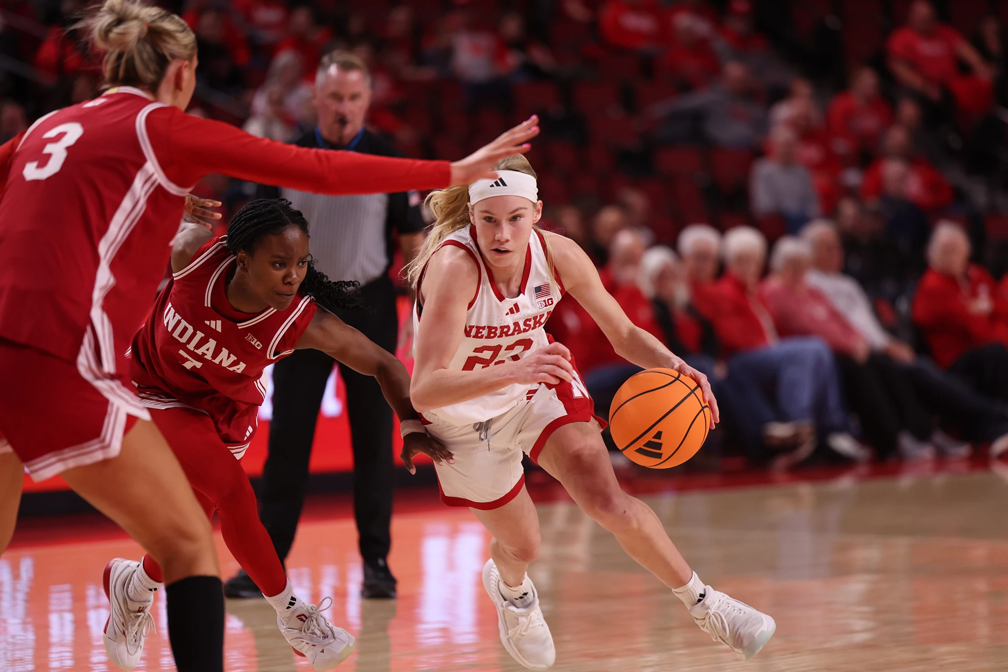 Featured image for No. 25 Nebraska Aims to Continue Unbeaten Streak Against Indiana