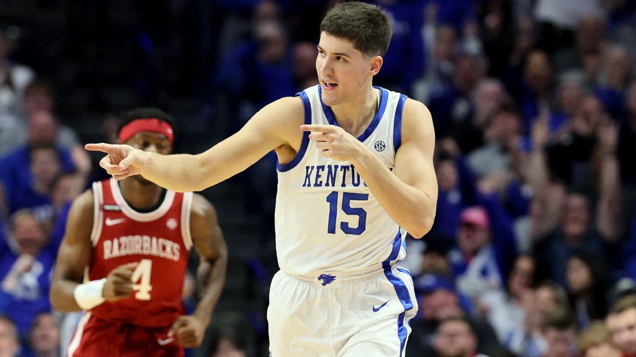 Featured image for "Kentucky's Reed Sheppard Declares for NBA Draft as Mark Pope Builds 2024-25 Roster"
